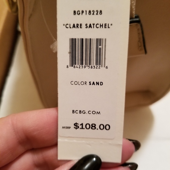 ๐ BNWT BCBG Clare Satchel - Picture 6 of 7